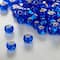 12 Pack: John Bead Sapphire Silver Lined Czech Glass Seed Beads, 6/0